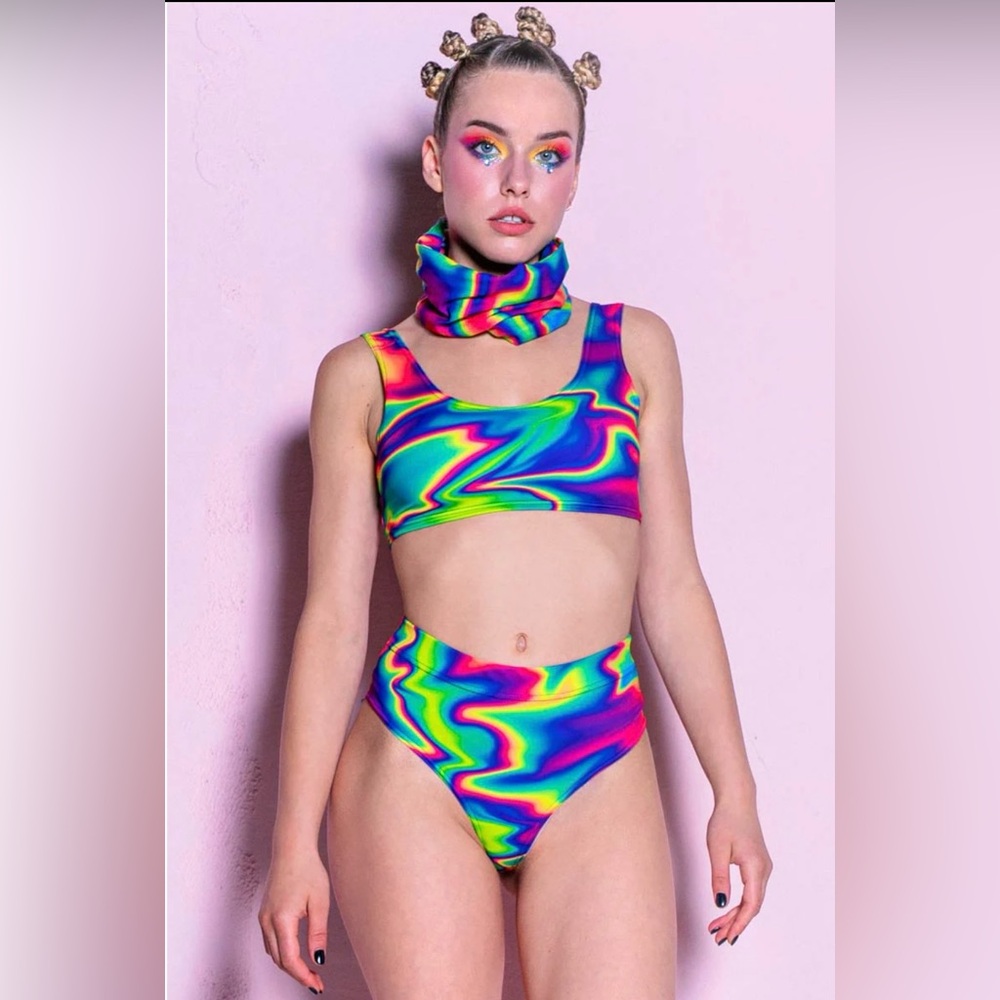 Devil Walking Rainbow Liquid set, Size Large